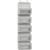 image:imageSimple Houseware 5 Clear Window Pocket Over Door Hanging Organizer ColorfulGeometric Gray