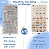 image:imageSimple Houseware 80Pocket Hanging Jewelry Organizer with 5 Sizes2 Pack