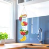 image:imageSimple Houseware Adjustable Metal Hanging Fruit Basket Oblate Black 11 W x 11 L x 30 HGold