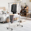 image:imageSimple Houseware Double Rod Adjustable Clothing Garment Rack GreyGrey