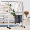 image:imageSimple Houseware Double Rod Adjustable Clothing Garment Rack GreyGrey
