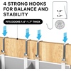 image:imageSimple Houseware Large Heavy Duty 5 Pockets Over the Door Organizer10 Pockets
