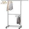 image:imageSimple Houseware Double Rod Adjustable Clothing Garment Rack GreyGrey
