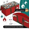 image:imageSimple Houseware 128 Christmas Ornament Storage Box with Adjustable Divider128 Ornaments
