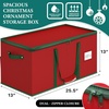 image:imageSimple Houseware 128 Christmas Ornament Storage Box with Adjustable Divider128 Ornaments