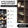 image:imageSimple Houseware 20 Section Shelves Hanging Shoes Organizer GrayBrown