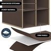 image:imageSimple Houseware 20 Section Shelves Hanging Shoes Organizer GrayBrown