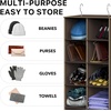 image:imageSimple Houseware 20 Section Shelves Hanging Shoes Organizer GrayBrown