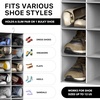 image:imageSimple Houseware 20 Section Shelves Hanging Shoes Organizer GrayGrey