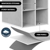 image:imageSimple Houseware 20 Section Shelves Hanging Shoes Organizer GrayGrey