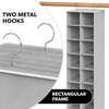 image:imageSimple Houseware 20 Section Shelves Hanging Shoes Organizer GrayGrey