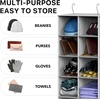 image:imageSimple Houseware 20 Section Shelves Hanging Shoes Organizer GrayGrey