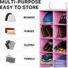 image:imageSimple Houseware 20 Section Shelves Hanging Shoes Organizer GrayPink