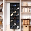 image:imageSimple Houseware 24 Section Shelves Hanging Shoes Organizer BlackBlack