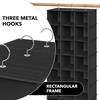 image:imageSimple Houseware 24 Section Shelves Hanging Shoes Organizer BlackBlack