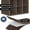 image:imageSimple Houseware 24 Section Shelves Hanging Shoes Organizer BlackBrown