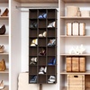 image:imageSimple Houseware 24 Section Shelves Hanging Shoes Organizer BlackBrown