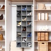 image:imageSimple Houseware 24 Section Shelves Hanging Shoes Organizer BlackGrey
