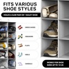 image:imageSimple Houseware 24 Section Shelves Hanging Shoes Organizer BlackGrey