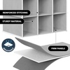 image:imageSimple Houseware 24 Section Shelves Hanging Shoes Organizer BlackGrey