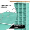 image:imageSimple Houseware 24 Section Shelves Hanging Shoes Organizer BlackTurquoise