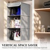 image:imageSimple Houseware 3 Shelf Hanging Closet Organizer GrayGrey