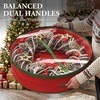 image:imageSimple Houseware 30 Wreath Storage Bag with Interior Straps amp Handles