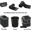 image:imageSimple Houseware 4 Gallon Small Trash Bags 80 Count with Flap Tie Black