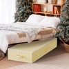 image:imageSimple Houseware 415 Wrapping Paper Organizer Fits 40 Rolls GrayBeige