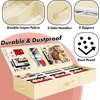 image:imageSimple Houseware 415 Wrapping Paper Organizer Fits 40 Rolls GrayBeige