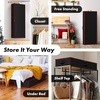 image:imageSimple Houseware 415 Wrapping Paper Organizer Fits 40 Rolls GrayBlack