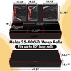 image:imageSimple Houseware 415 Wrapping Paper Organizer Fits 40 Rolls GrayBlack