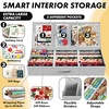 image:imageSimple Houseware 415 Wrapping Paper Organizer Fits 40 Rolls GrayGray