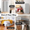 image:imageSimple Houseware 415 Wrapping Paper Organizer Fits 40 Rolls GrayGray