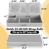 image:imageSimple Houseware 415 Wrapping Paper Organizer Fits 40 Rolls GrayGray
