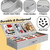 image:imageSimple Houseware 415 Wrapping Paper Organizer Fits 40 Rolls GrayGray