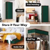 image:imageSimple Houseware 415 Wrapping Paper Organizer Fits 40 Rolls GrayGreen