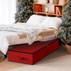 image:imageSimple Houseware 415 Wrapping Paper Organizer Fits 40 Rolls GrayRed