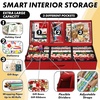 image:imageSimple Houseware 415 Wrapping Paper Organizer Fits 40 Rolls GrayRed