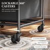 image:imageSimple Houseware 4Bag Heavy Duty Laundry Sorter Rolling Cart Dark GreyDark Grey