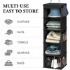 image:imageSimple Houseware 5 Shelf Hanging Closet Organizer BlackBlack