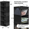 image:imageSimple Houseware 5 Shelf Hanging Closet Organizer BlackBlack
