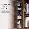 image:imageSimple Houseware 5 Shelf Hanging Closet Organizer BlackBrown