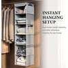 image:imageSimple Houseware 5 Shelf Hanging Closet Organizer BlackGrey