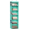 image:imageSimple Houseware 5 Shelf Hanging Closet Organizer BlackTurquoise