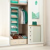 image:imageSimple Houseware 5 Shelf Hanging Closet Organizer BlackTurquoise