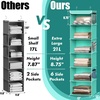 image:imageSimple Houseware 5 Shelf Hanging Closet Organizer BlackTurquoise