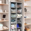 image:imageSimple Houseware 6 Shelf DoubleWide Hanging Closet Organizer Gray