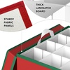 image:imageSimple Houseware 64 Christmas Ornament Storage Box with Adjustable Dividers
