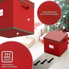 image:imageSimple Houseware 64 Christmas Ornament Storage Box with Adjustable Dividers
